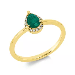 Yellowgold Emerald Ring