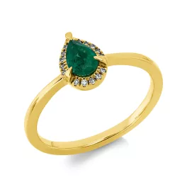 Yellowgold Emerald Ring