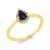 Yellowgold Sapphire Ring