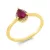Yellowgold Ruby Ring