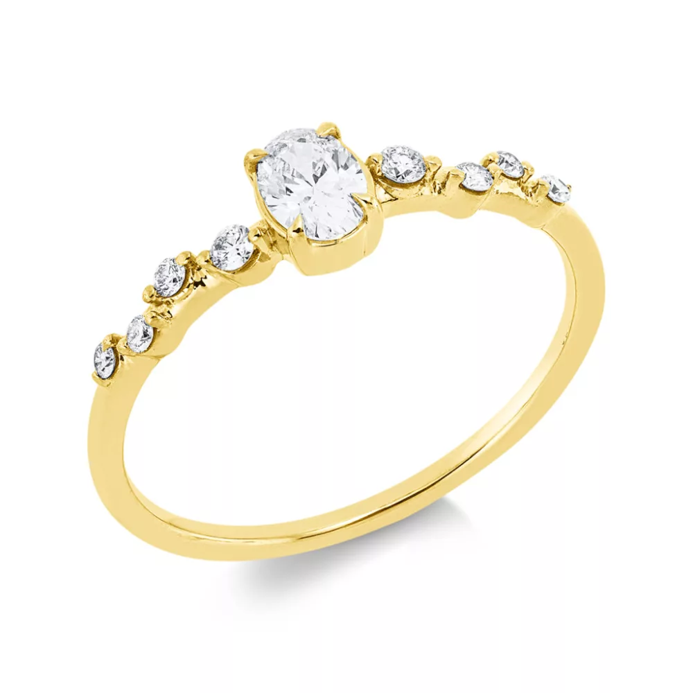 Yellowgold Diamond Ring