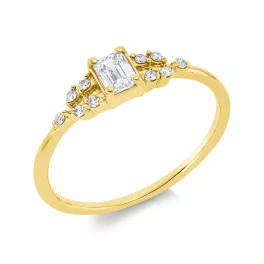 Yellowgold Diamond Ring