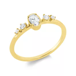 Yellowgold Diamond Ring