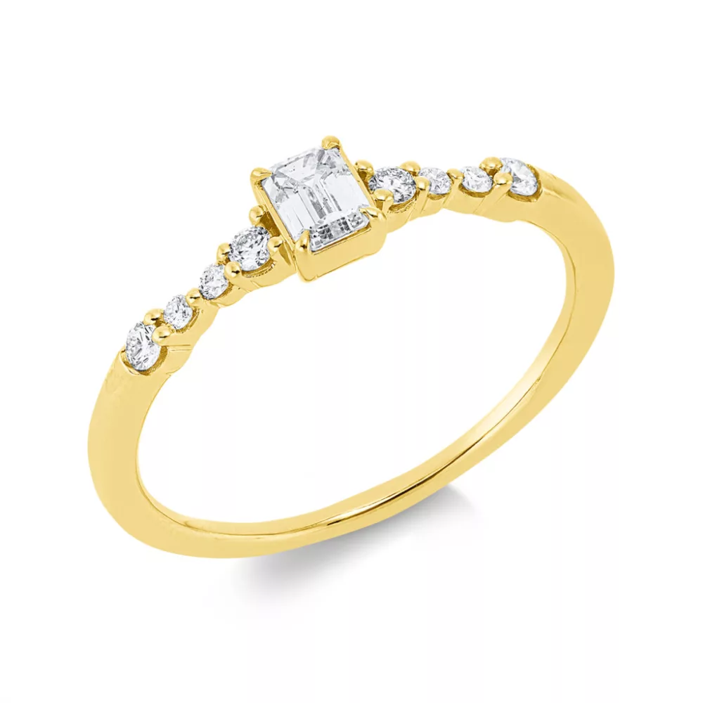 Yellowgold Diamond Ring