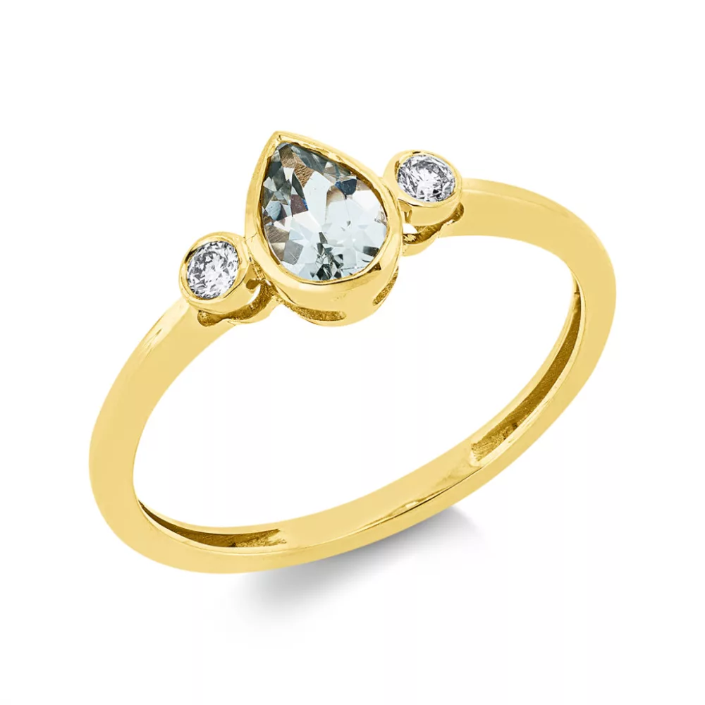 Yellowgold Amethyst Ring