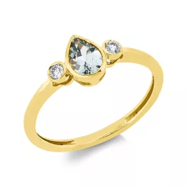 Yellowgold Amethyst Ring