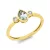 Yellowgold Amethyst Ring