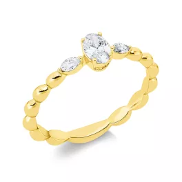Yellowgold Diamond Ring
