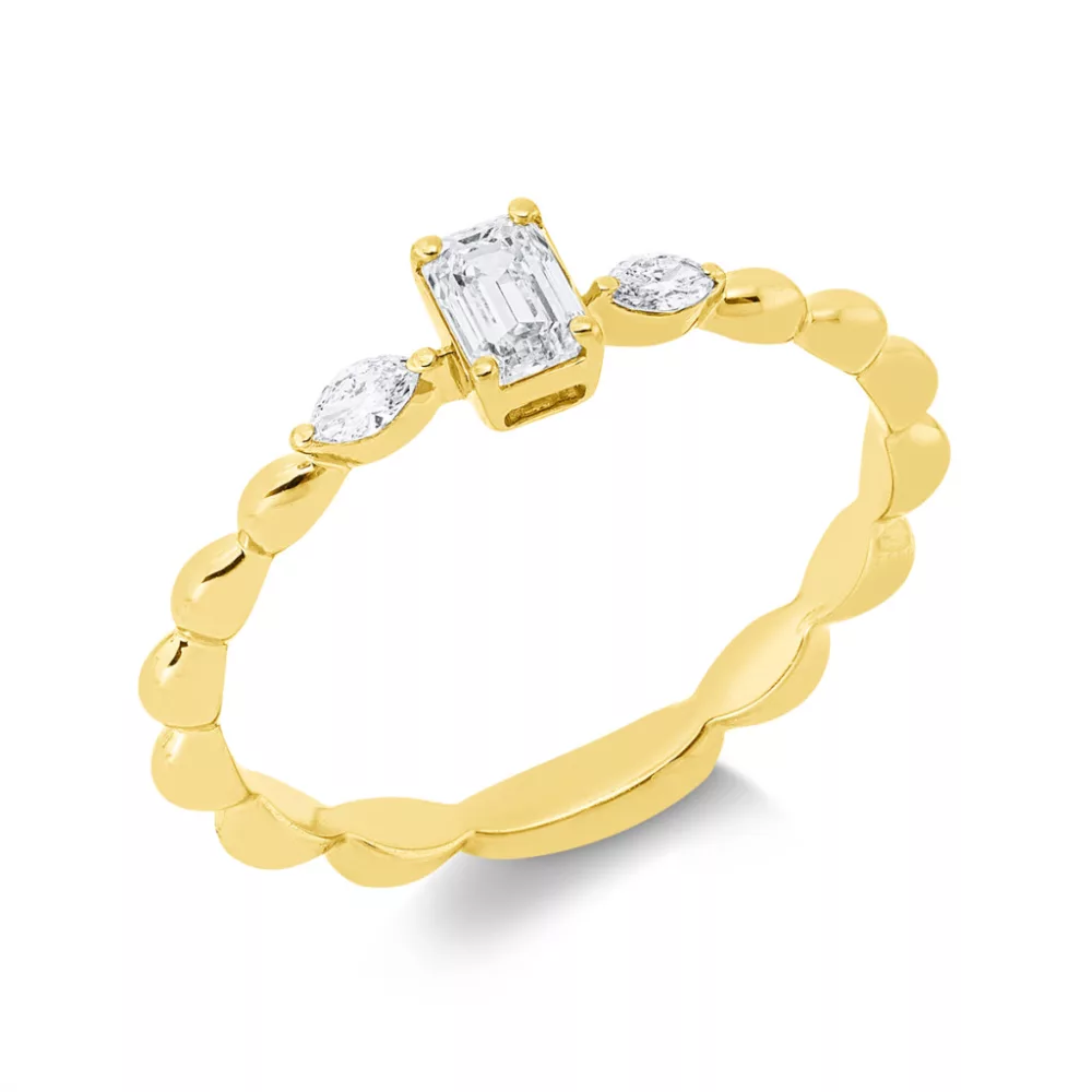 Yellowgold Diamond Ring