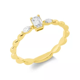 Yellowgold Diamond Ring