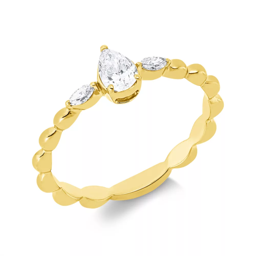 Yellowgold Diamond Ring