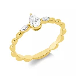 Yellowgold Diamond Ring
