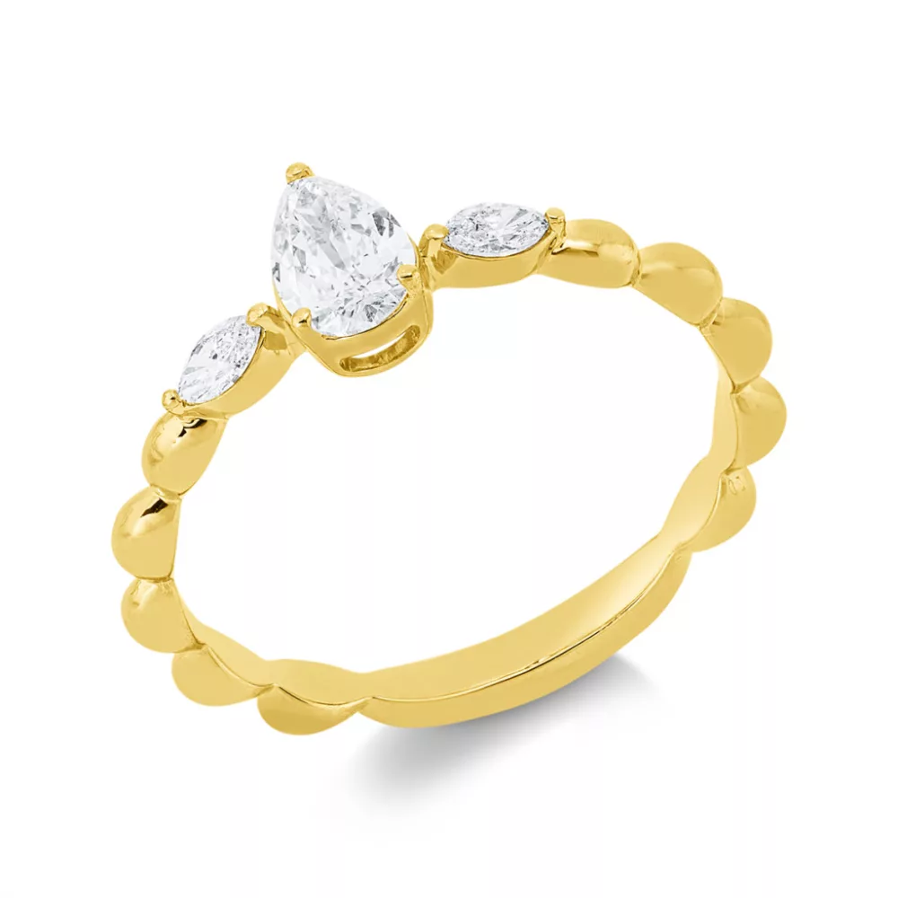 Yellowgold Diamond Ring