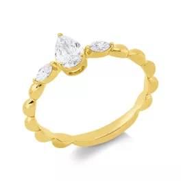 Yellowgold Diamond Ring