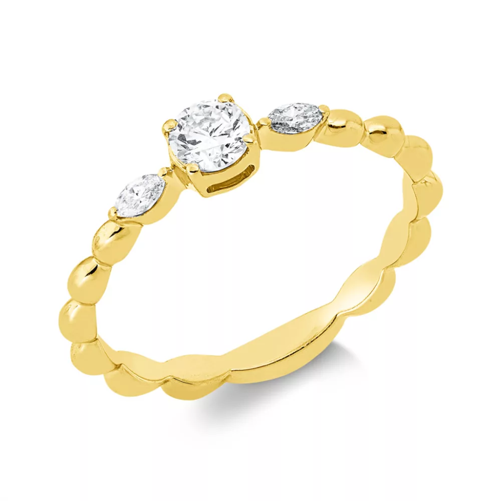 Yellowgold Diamond Ring