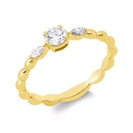 Yellowgold Diamond Ring