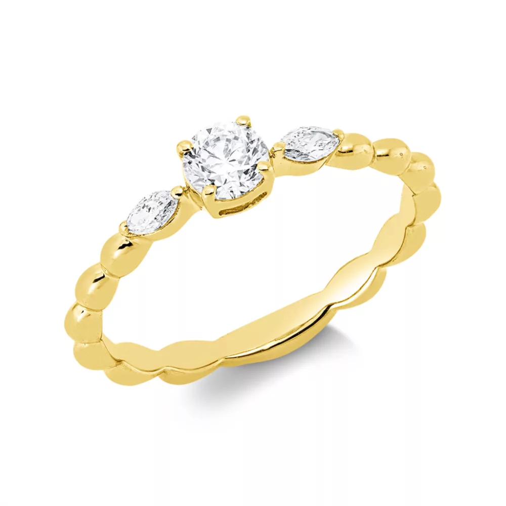 Yellowgold Diamond Ring