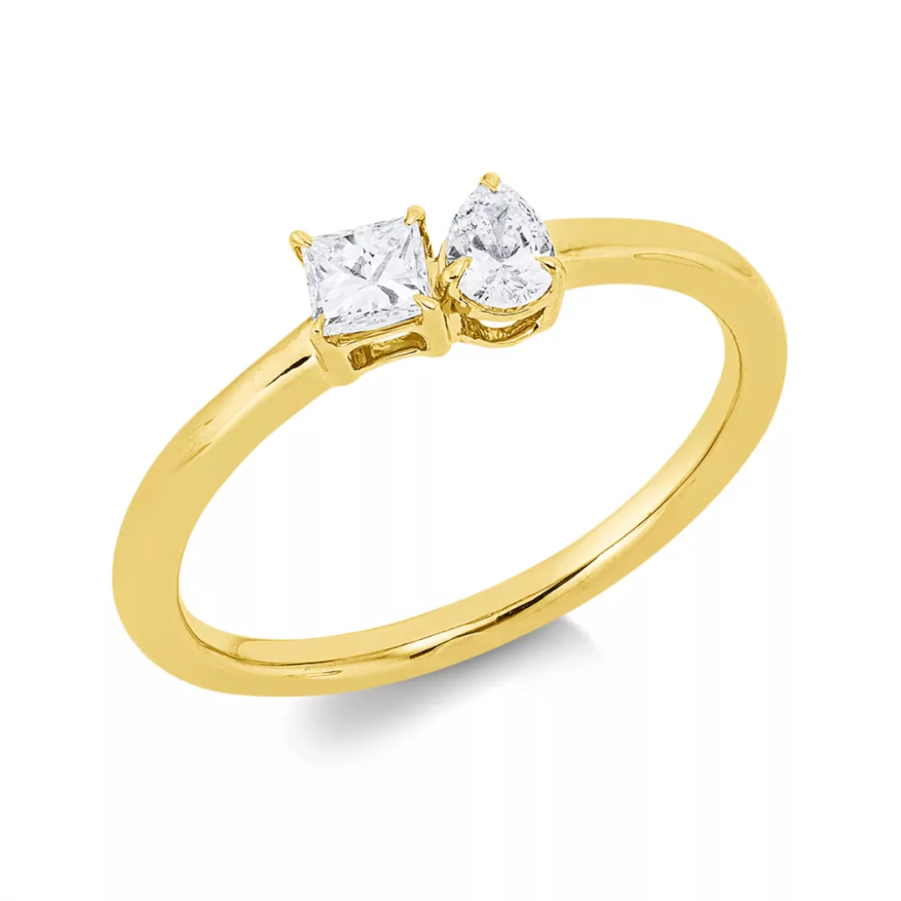Yellowgold Diamond Ring