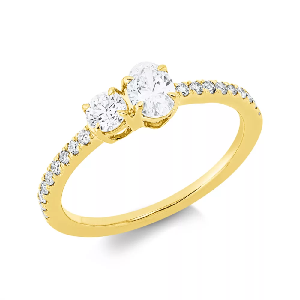 Yellowgold Diamond Ring
