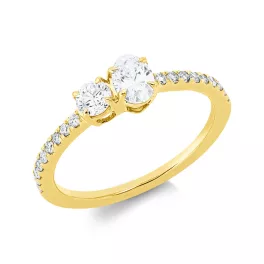 Yellowgold Diamond Ring
