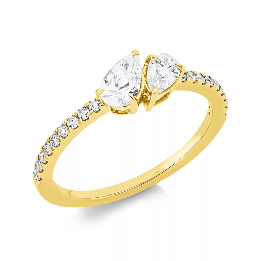 Yellowgold Diamond Ring