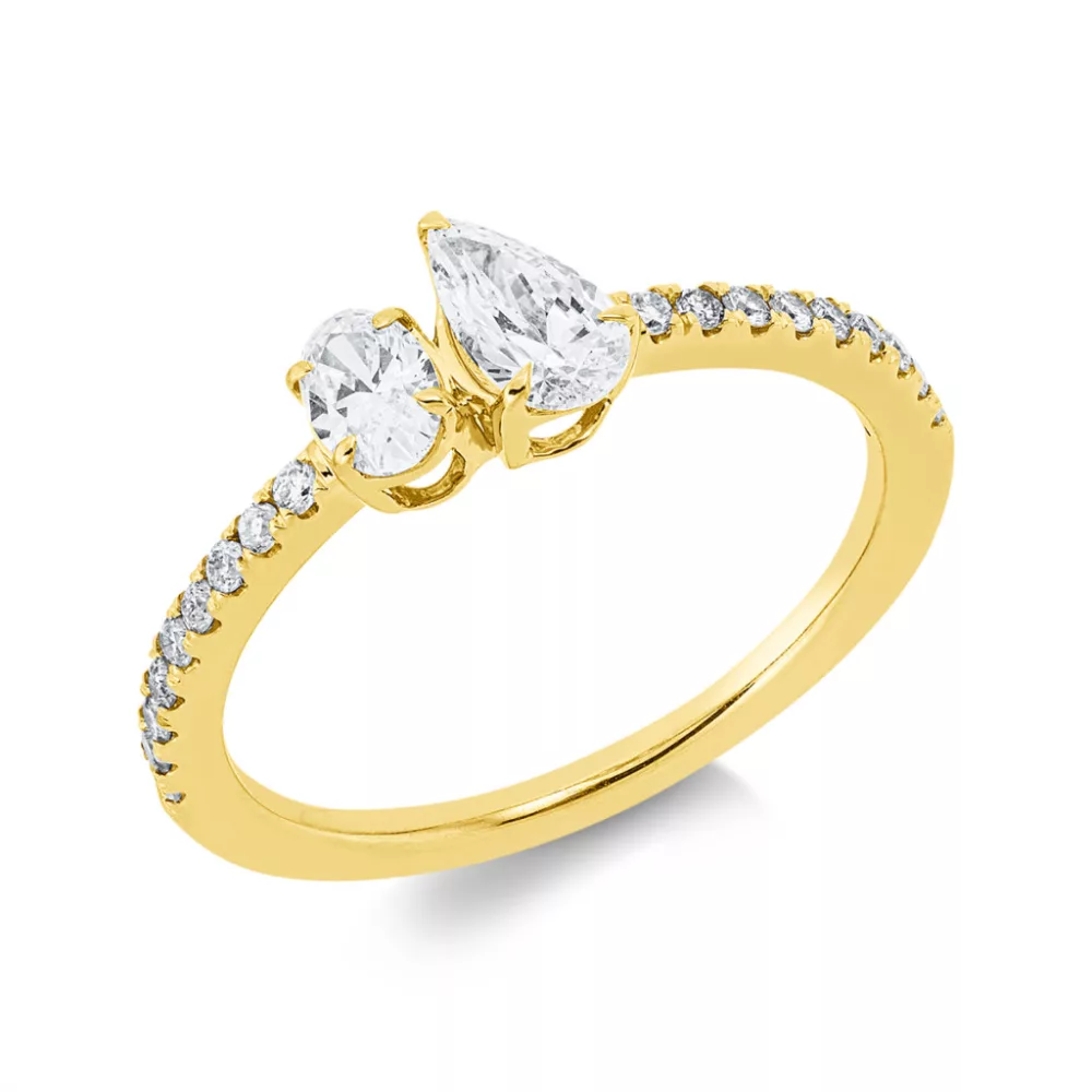 Yellowgold Diamond Ring