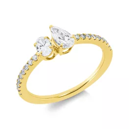 Yellowgold Diamond Ring