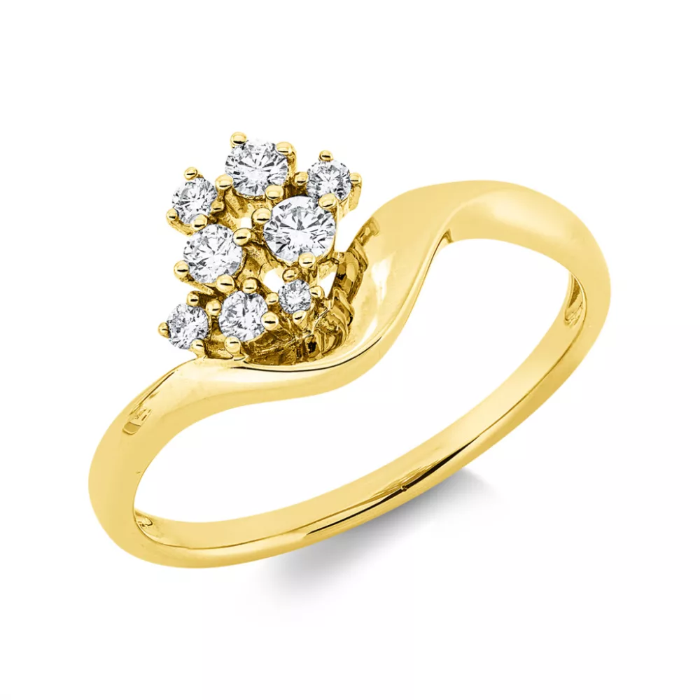 Yellowgold Diamond Ring