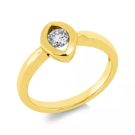 Yellowgold Diamond Ring