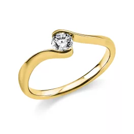 Yellowgold Diamond Ring