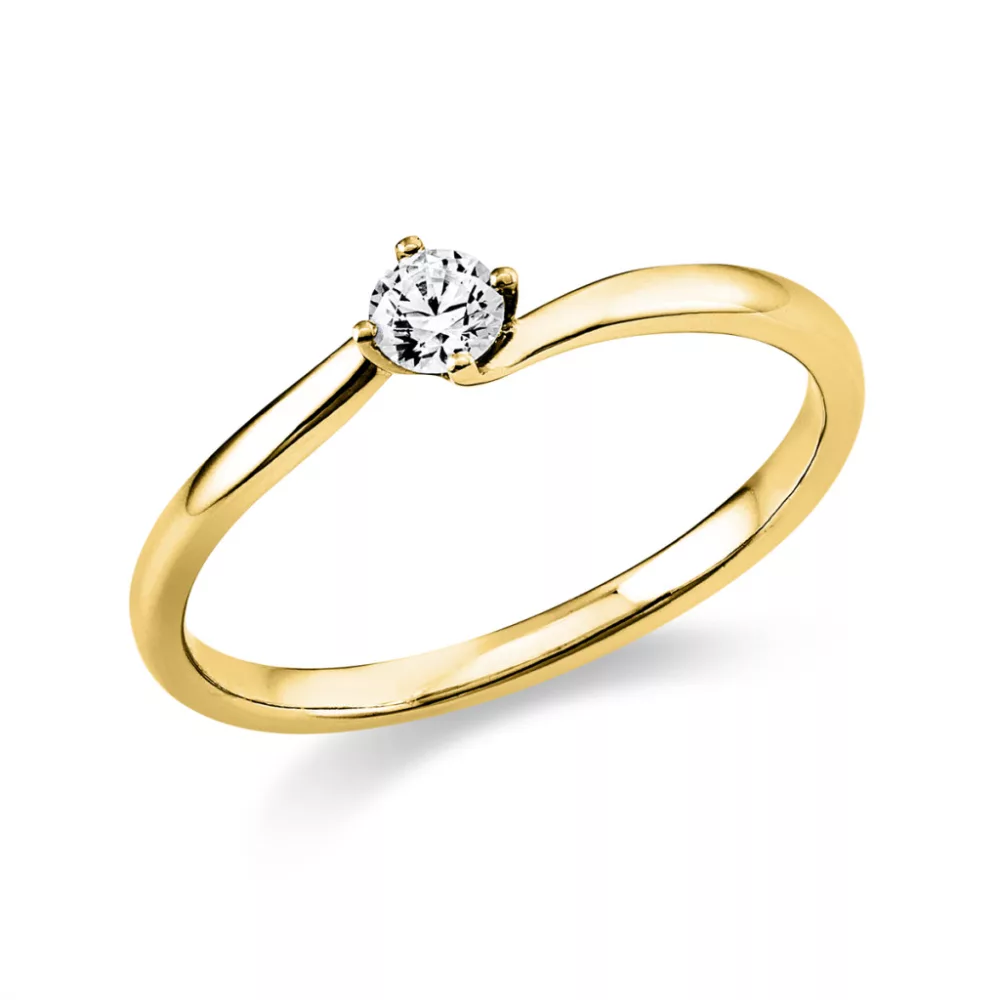 Yellowgold Diamond Ring