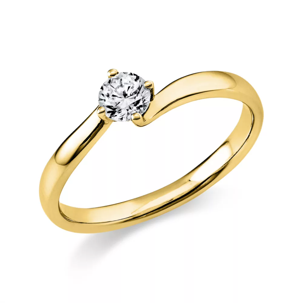 Yellowgold Diamond Ring