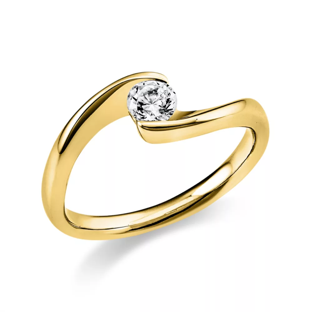 Yellowgold Diamond Ring