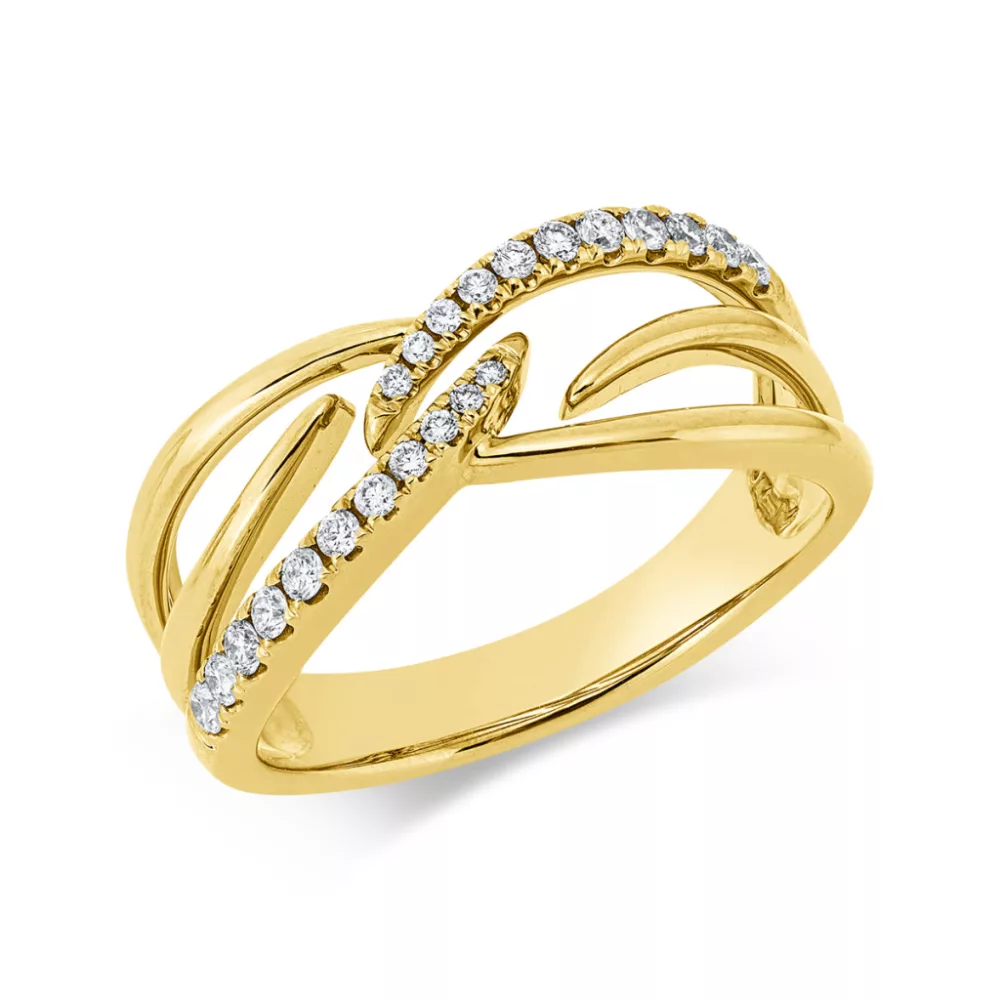 Yellowgold Diamond Ring