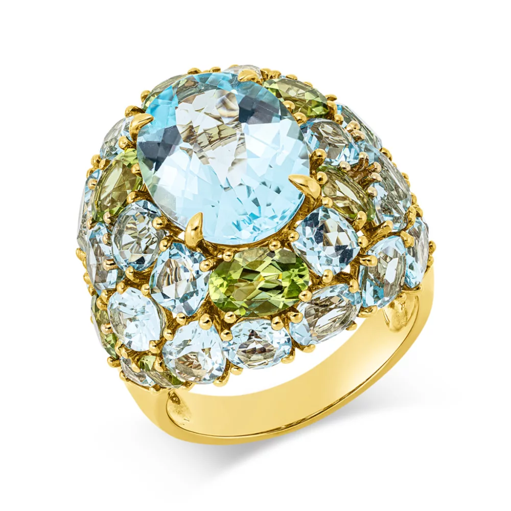 Yellowgold Topaz Ring