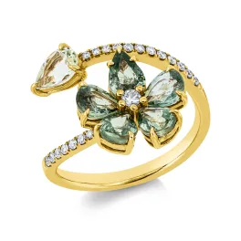 Yellowgold Sapphire Ring