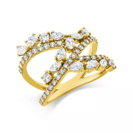 Yellowgold Diamond Ring