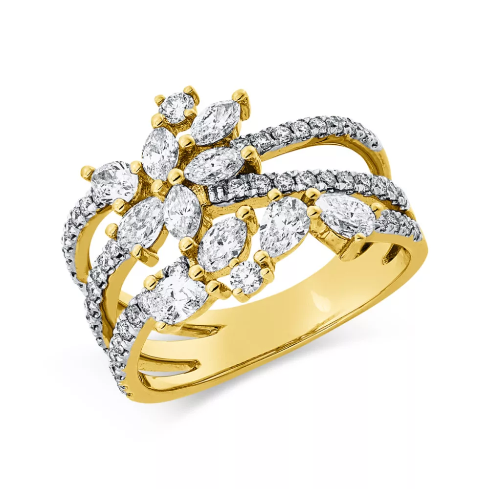 Yellowgold Diamond Ring