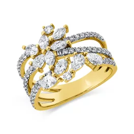 Yellowgold Diamond Ring