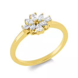 Yellowgold Diamond Ring