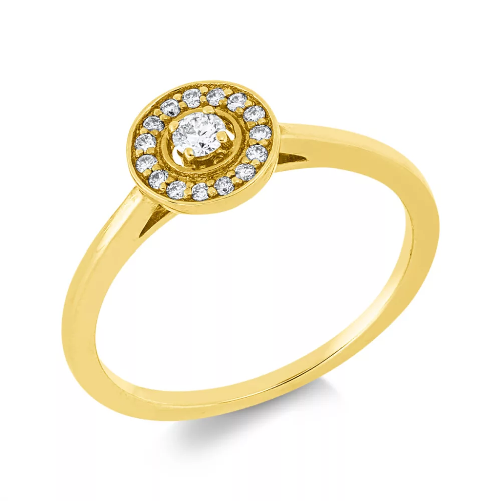 Yellowgold Diamond Ring