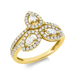 Yellowgold Diamond Ring