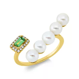 Yellowgold Tsavorite Ring