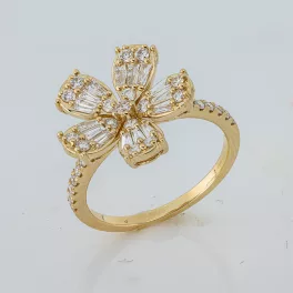 Yellowgold Diamond Ring