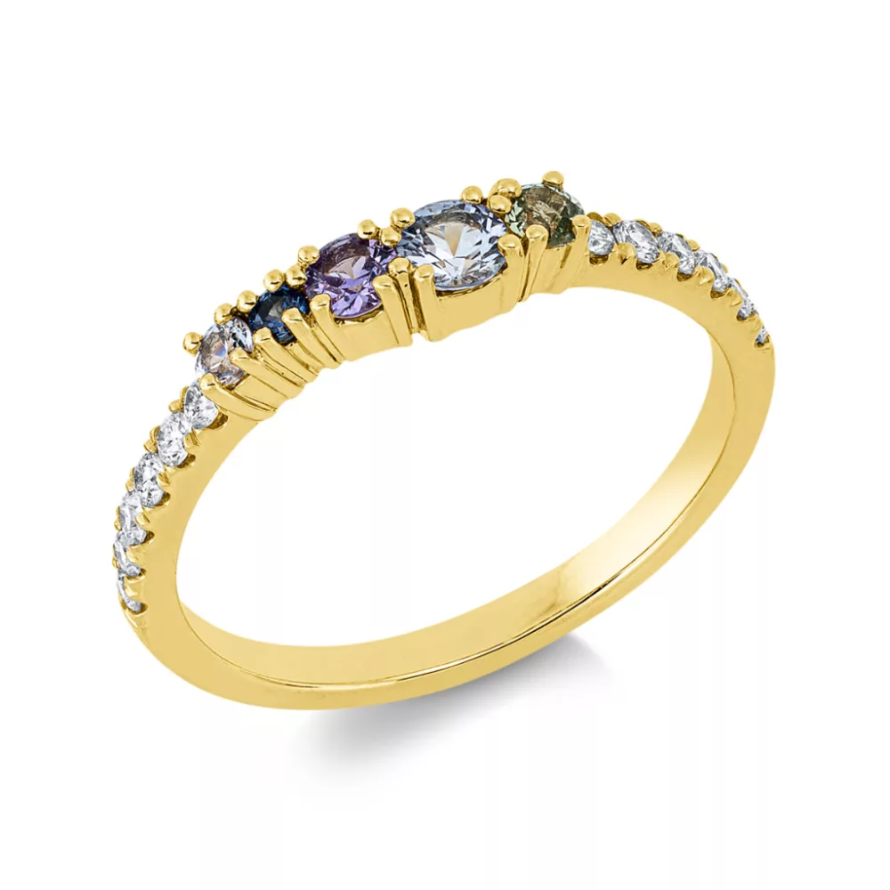 Yellowgold Sapphire Ring