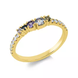 Yellowgold Sapphire Ring