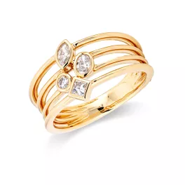 Yellowgold Diamond Ring