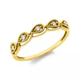 Yellowgold Diamond Ring