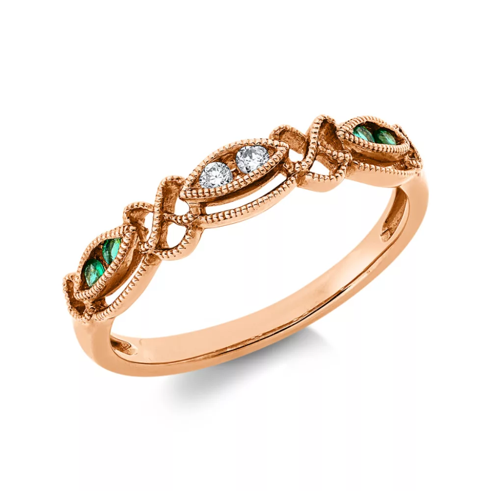 Yellowgold Emerald Ring