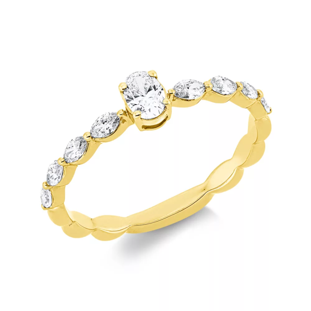 Yellowgold Diamond Ring